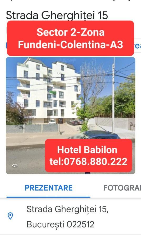 Hotel Babilon Bukarest Exteriör bild